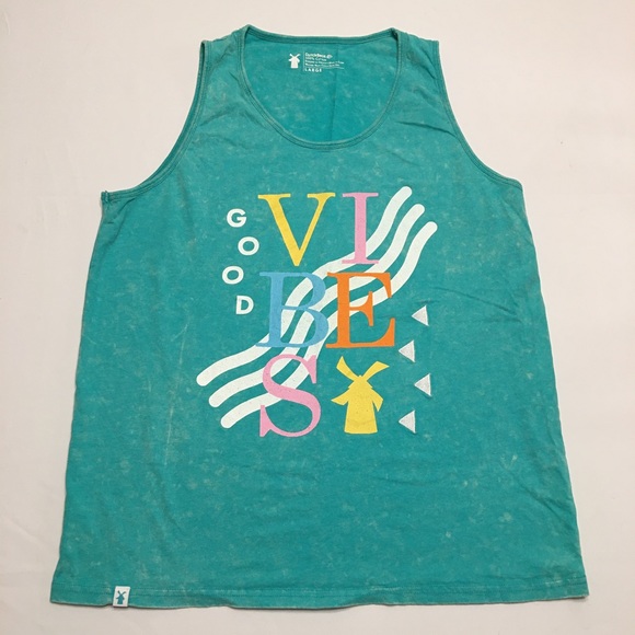 Dutch Bros Coffee Good Vibes Tank Top Size Large - Picture 12 of 12